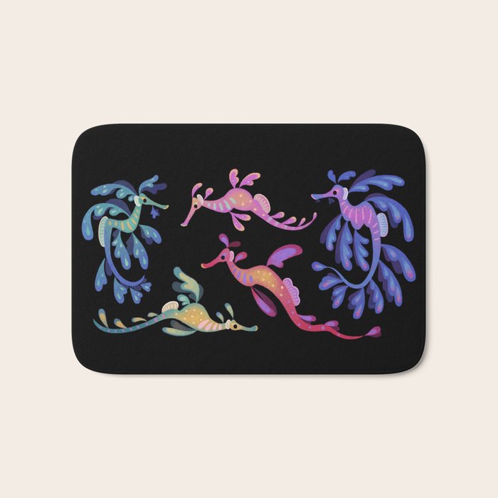 Sea dragons Bath Mat Gallery Image 1