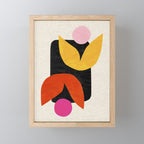 Twin Tulip Mini Art Print Gallery Image 1