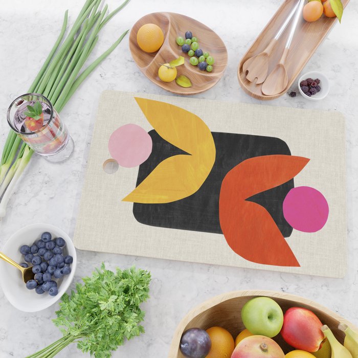 Twin Tulip Cutting Board Gallery Image 2
