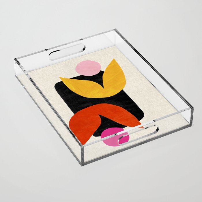 Twin Tulip Acrylic Tray Gallery Image 1