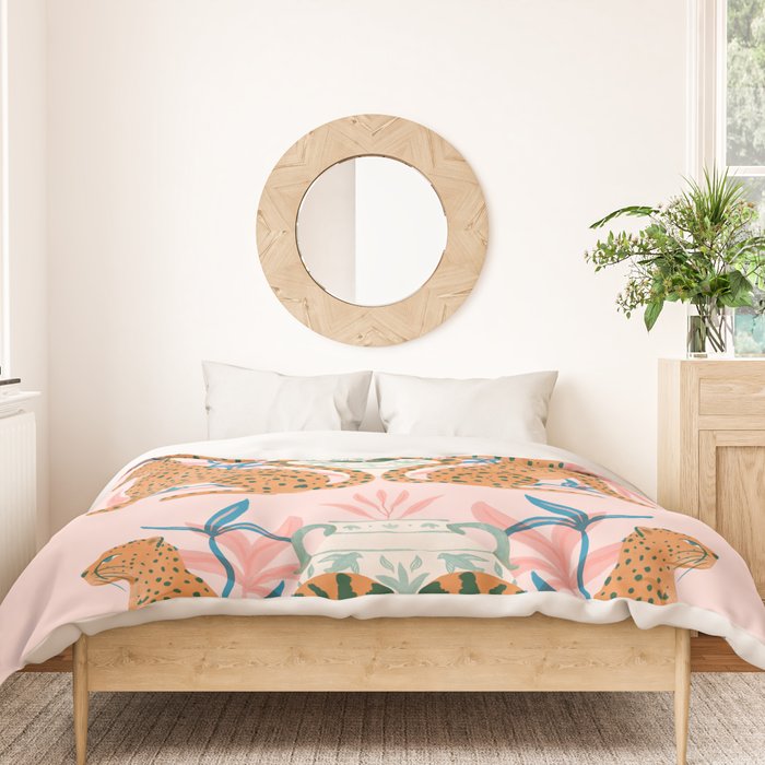 Cheetah Symmetry Duvet Cover Gallery Image 3