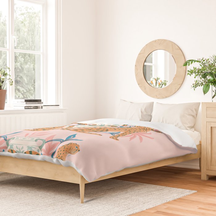 Cheetah Symmetry Duvet Cover Gallery Image 2