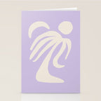 Palm Lilac Stationery Card Gallery Image 2