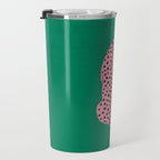 The Stare: Pink Cheetah Edition Travel Mug Gallery Image 3