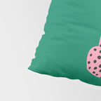 The Stare: Pink Cheetah Edition Pillow Sham Gallery Image 4