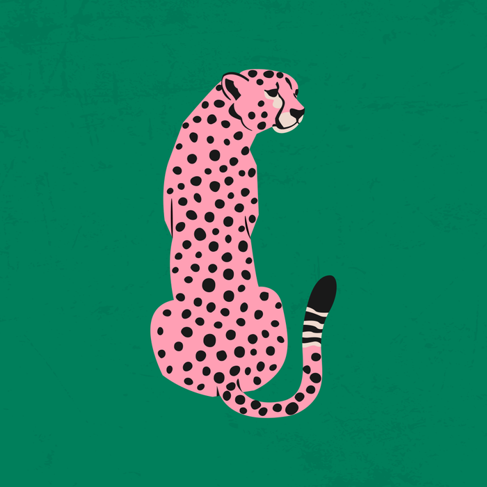 The Stare: Pink Cheetah Edition Coffee Mug Gallery Image 2
