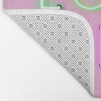 LOVE WINS - Rainbow Neon Bath Mat Gallery Image 2
