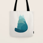 Cat Landscape 171: A Hungry Cat Tote Bag Gallery Image 1