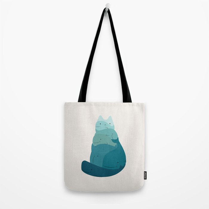 Cat Landscape 171: A Hungry Cat Tote Bag Gallery Image 2