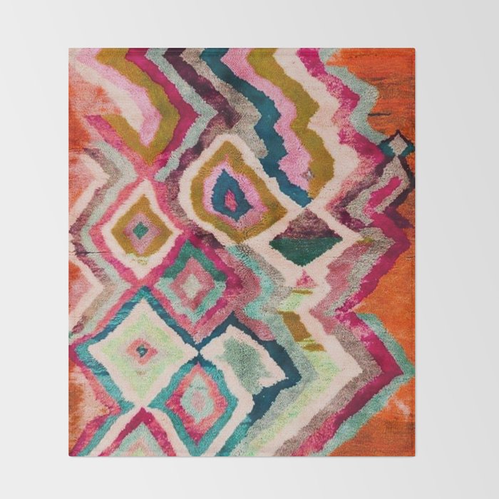 Multicolour Design Throw Blanket Gallery Image 2