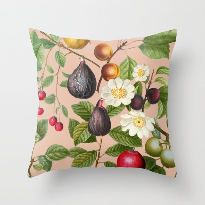 Peach Blossom  Throw Pillow Gallery Image 6