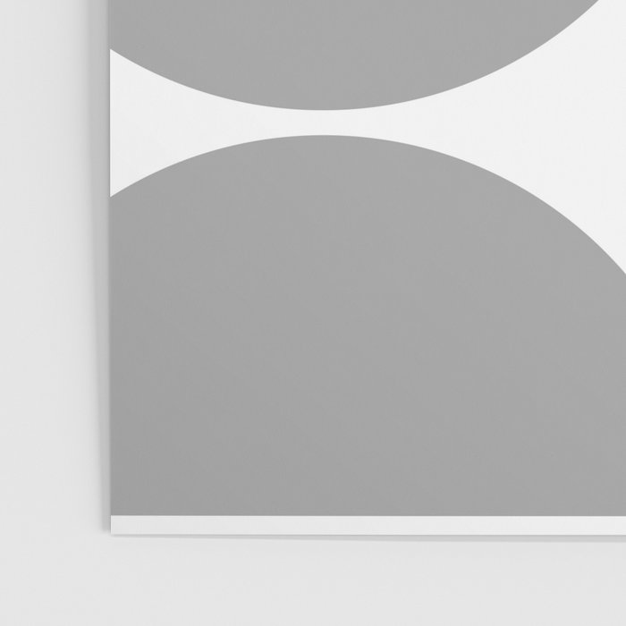 Mid Century Modern Grey Square Poster Gallery Image 3
