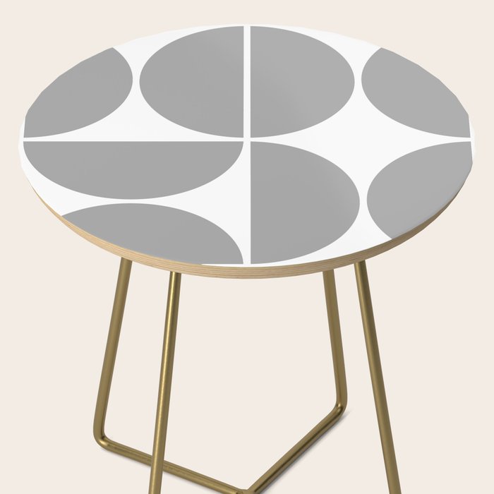 Mid Century Modern Grey Square Side Table Gallery Image 2