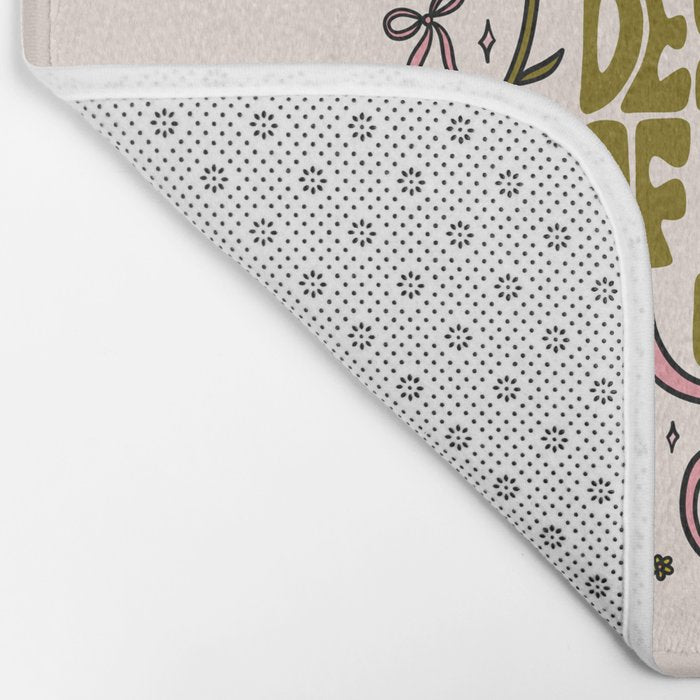 You Are Deserving Bath Mat Gallery Image 2