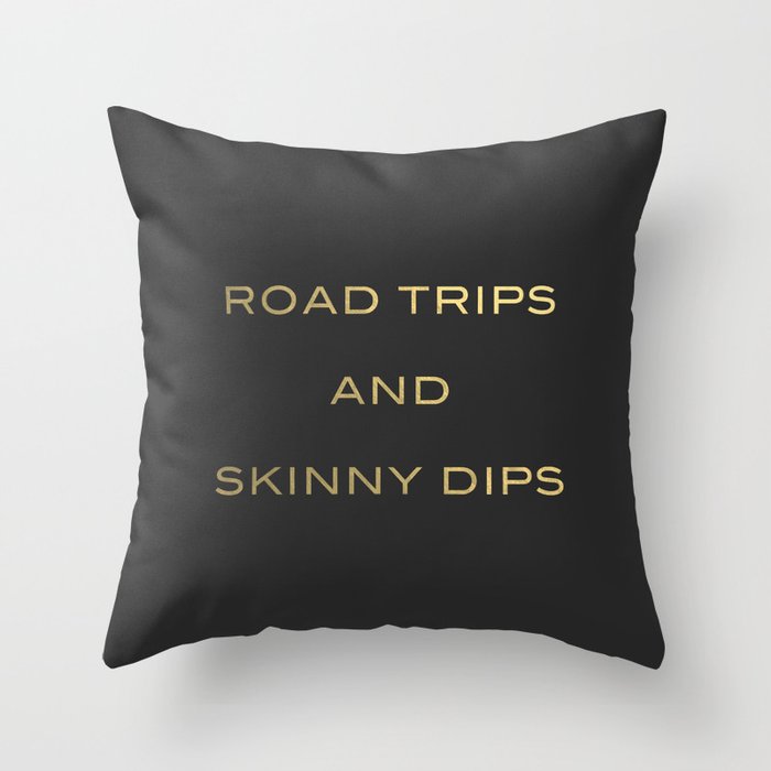 Road trips Throw Pillow Gallery Image 1