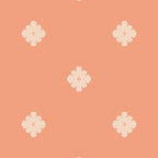 Peach Dot Flower - Minimal Vintage Floral Pattern Coffee Mug Gallery Image 2