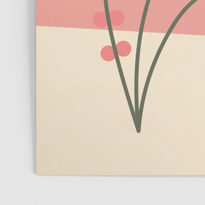 Minimal Abstract Flowers 21 Poster Gallery Image 3