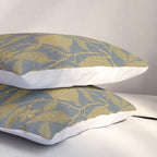 William Morris Vintage Fruit Blue Thyme Green Pattern Pillow Sham Gallery Image 3