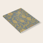 William Morris Vintage Fruit Blue Thyme Green Pattern Notebook Gallery Image 2