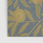 William Morris Vintage Fruit Blue Thyme Green Pattern Poster Gallery Image 3