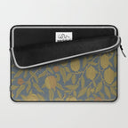 William Morris Vintage Fruit Blue Thyme Green Pattern Laptop Sleeve Gallery Image 2