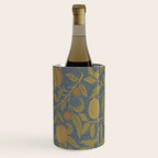 William Morris Vintage Fruit Blue Thyme Green Pattern Wine Chiller Gallery Image 1