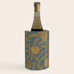 William Morris Vintage Fruit Blue Thyme Green Pattern Wine Chiller Gallery Image 2