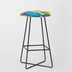 Minimal Modern Abstract 43 Stool Gallery Image 1