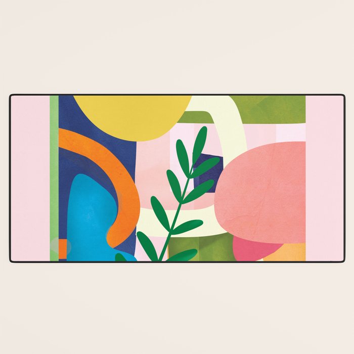 Minimal Modern Abstract 43 Desk Mat Gallery Image 3