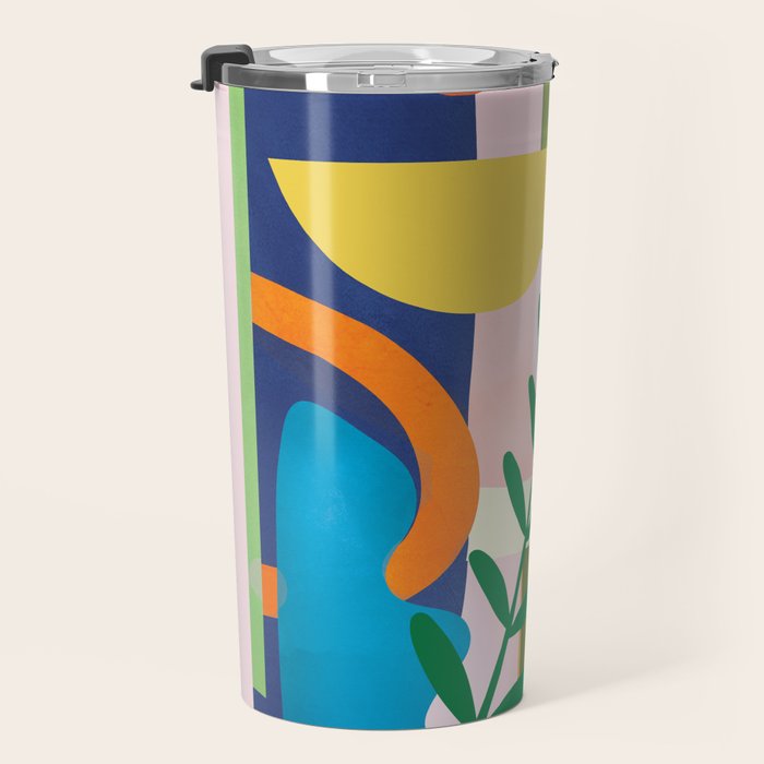 Minimal Modern Abstract 43 Travel Mug Gallery Image 3