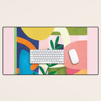 Minimal Modern Abstract 43 Desk Mat Gallery Image 1