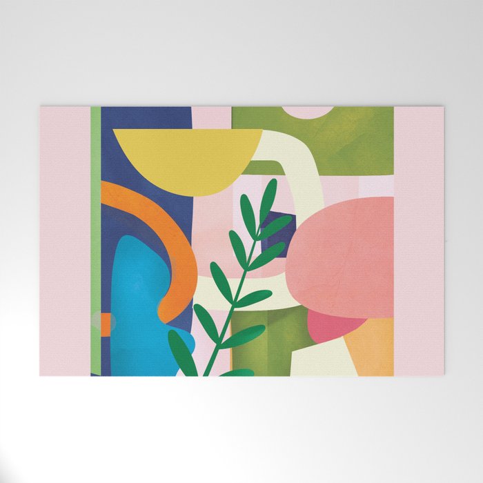 Minimal Modern Abstract 43 Welcome Mat Gallery Image 1