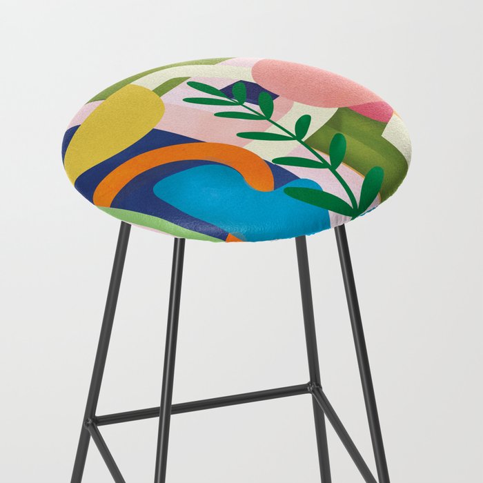 Minimal Modern Abstract 43 Stool Gallery Image 2