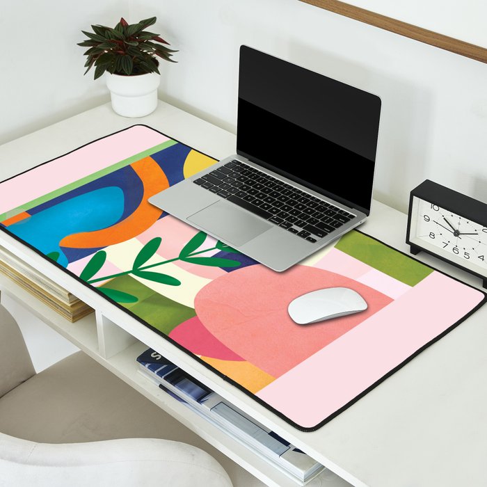 Minimal Modern Abstract 43 Desk Mat Gallery Image 2