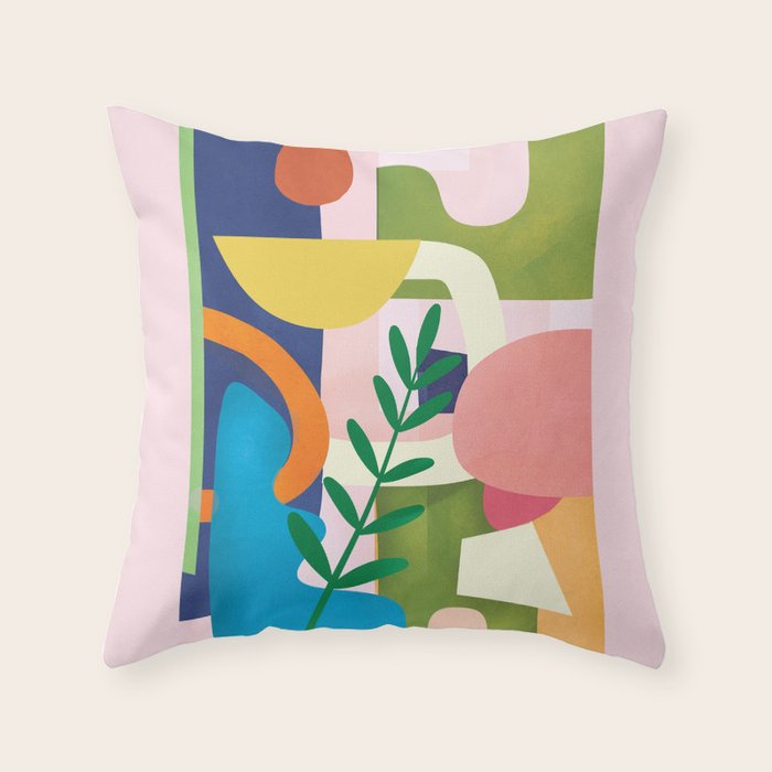 Minimal Modern Abstract 43 Throw Pillow Gallery Image 6