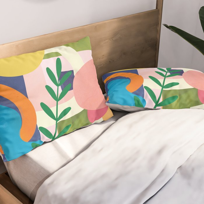 Minimal Modern Abstract 43 Pillow Sham Gallery Image 2