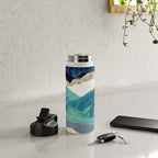 Teal Mountains Water Bottle Gallery Image 4