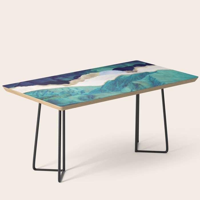 Teal Mountains Coffee Table Gallery Image 1