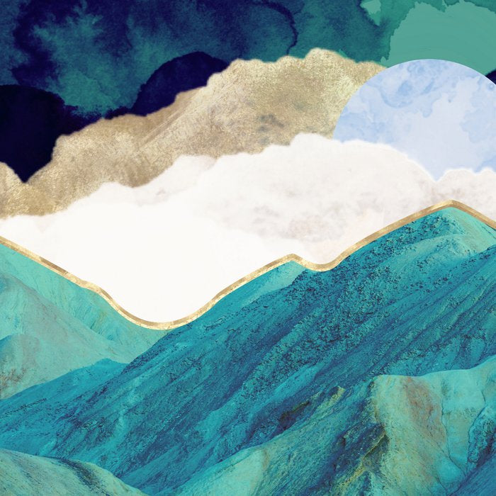 Teal Mountains Coffee Mug Gallery Image 2