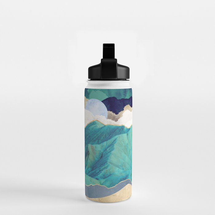 Teal Mountains Water Bottle Gallery Image 2