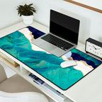 Teal Mountains Desk Mat Gallery Image 2