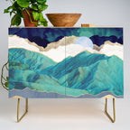 Teal Mountains Credenza Gallery Image 1