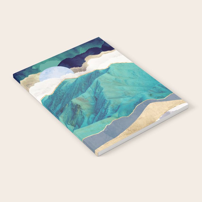 Teal Mountains Notebook Gallery Image 2