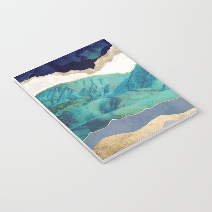 Teal Mountains Notebook Gallery Image 3