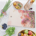 Bougainvillea Flowers in Color | Pink Wall in Cascais Art Print | Floral Travel Photography in Portugal Cutting Board Gallery Image 2