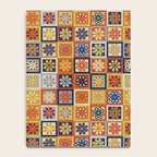 Retro Colorful Flower Checkerboard Notebook Gallery Image 4