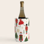 Retro Nutcracker and Ballerina Christmas Pattern Wine Chiller Gallery Image 3