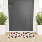 Retro Nutcracker and Ballerina Christmas Pattern Welcome Mat Gallery Image 3