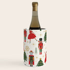 Retro Nutcracker and Ballerina Christmas Pattern Wine Chiller Gallery Image 2