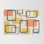 Mid Century Modern Abstract Squares Pattern 456 Rug Gallery Image 2